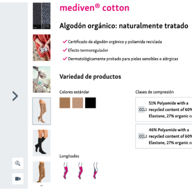 Mediven Cotton: Compresión Médica con Suavidad y Eficacia