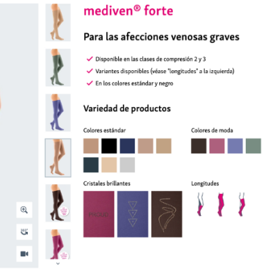 Mediven Forte: Máxima Compresión y Estabilidad en Compresión Médica
