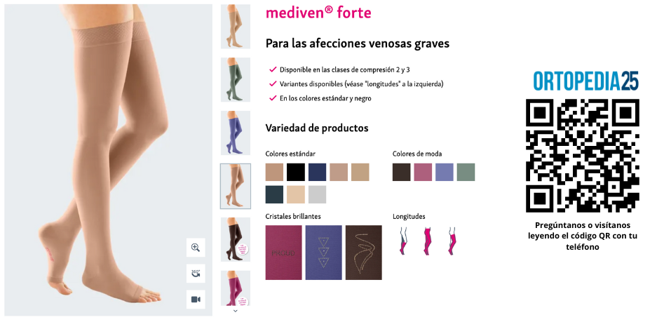 Mediven Forte: Máxima Compresión y Estabilidad en Compresión Médica