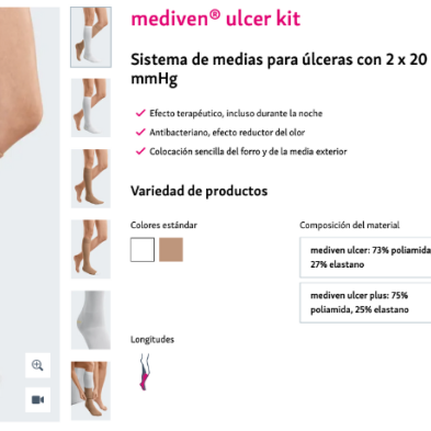 Mediven Ulcer Kit: Tratamiento Integral para Úlceras Venosas